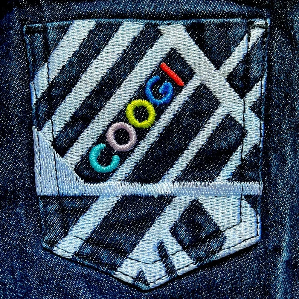 VINTAGE COOGI KIDS RINSED INDIGO JEANS